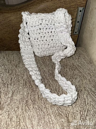 Вязанная сумка женская