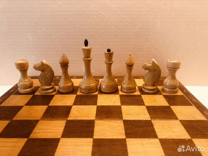 Шахматы деревянные СССР 1950 г.(014)
