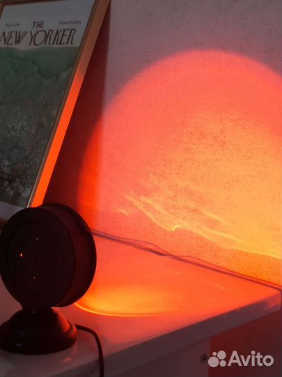 Лампа светильник для фото закат