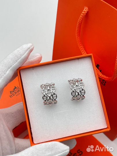 Серьги hermes