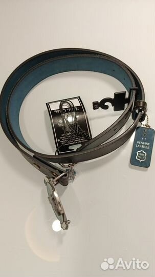Сет: ремень и ожерелье Италия новый