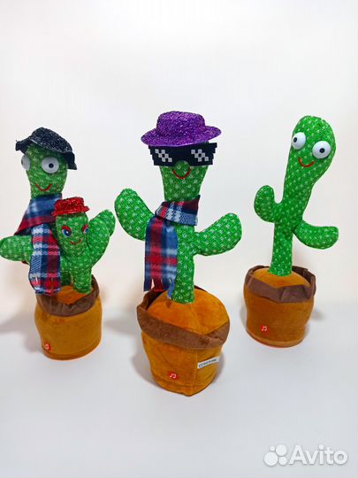 Танцующий кактус игрушка разных видов
