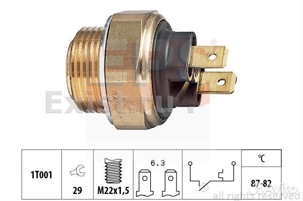 1.850.017 Термовыключатель радиатора