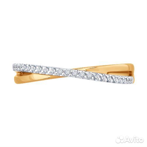 Кольцо sokolov из золота, 1012746, р.18