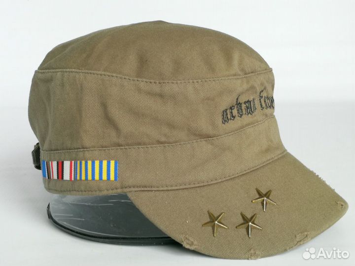 Классическая глубокая бейсболка милитари 