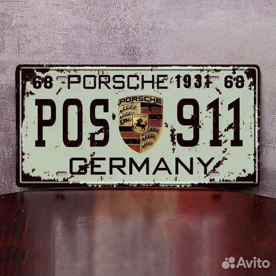 Декор на стену Porsche 911