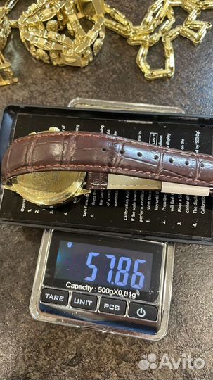 Золотые часы rolex 585