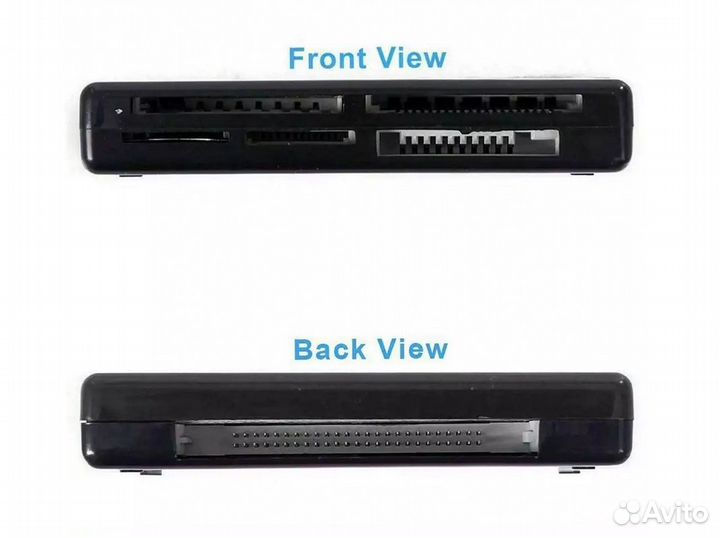 Внешний Картридер 10в1 / читает 10 форматов карт