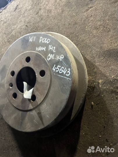 Барабан тормозной задний левый Volkswagen Polo