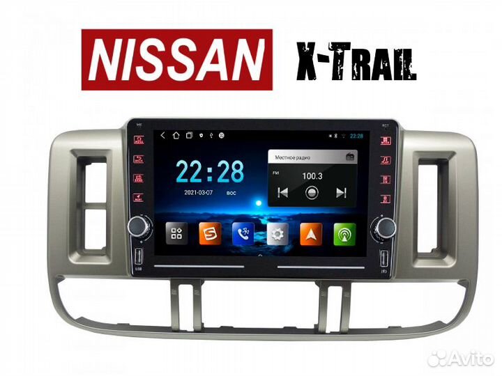 Магнитола Nissan X-trail t30 2/32gb Carplay / Andr