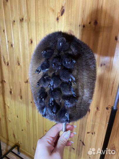 Шапка натуральная норка