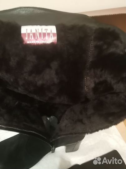 Зимние женские сапоги 38 натуральная замша