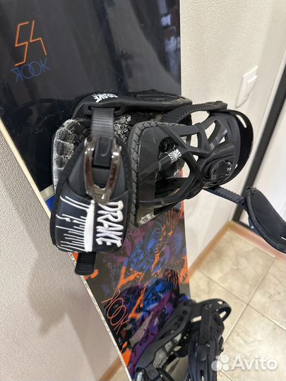 Сноуборд+ комплект крепления мужской