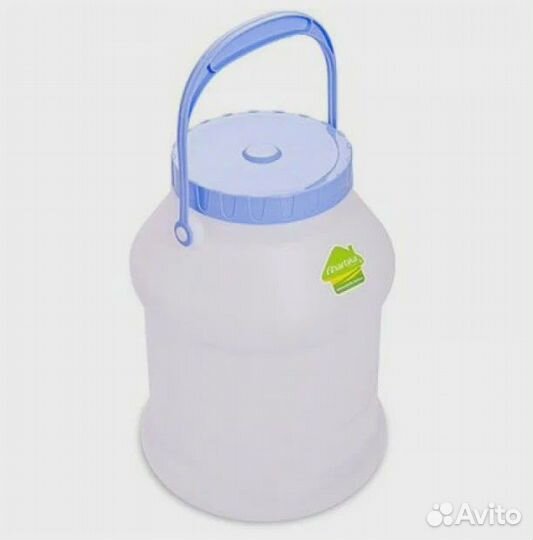 Бидон пластиковый пищевой 5л