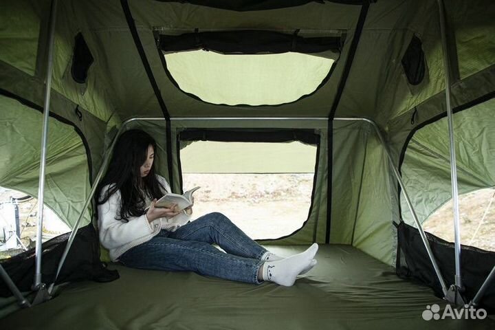 Двухслойная палатка на крышу автомобиля