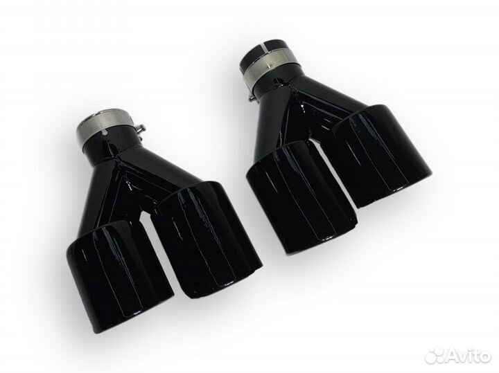 Насадки на выхлоп/глушитель двойная пара