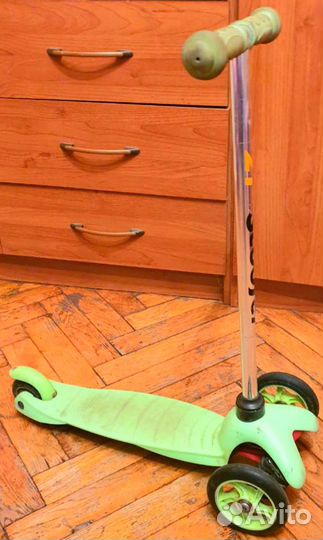 Самокат детский трехколесный бу