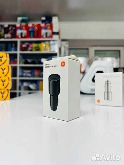 Азу Автомобильное зарядное устройство Xiaomi 1A1C