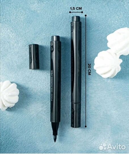 Пищевые маркеры (фломастеры) черный