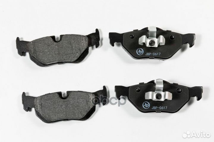 Колодки тормозные дисковые, задние JBP0617 Just