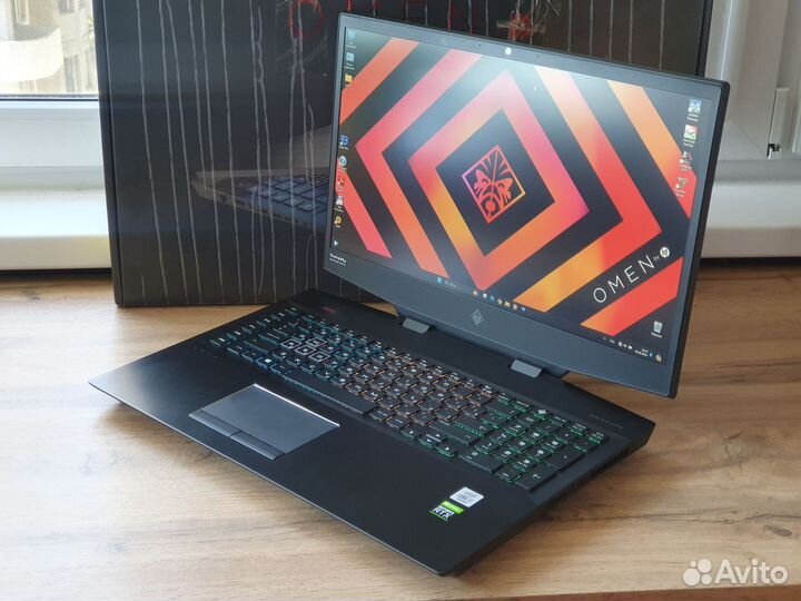 Hp omen 17 игровой зверь i7-10750h/32gb/RTX 2070