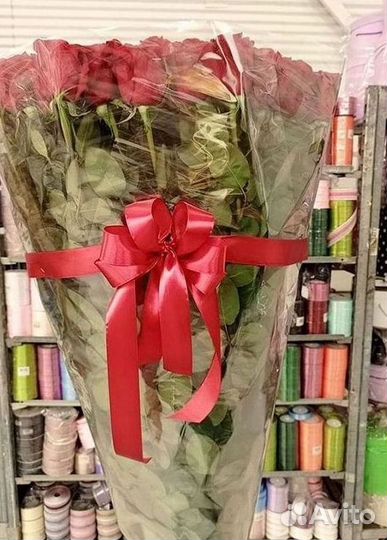 Высокие розы Доставка цветов