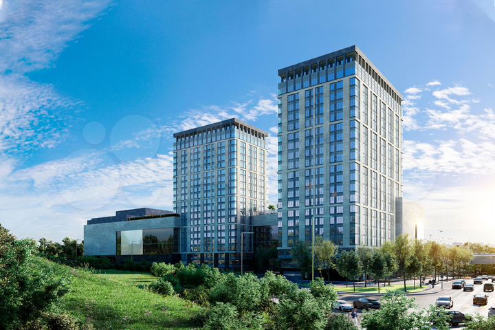 2-к. апартаменты, 48,6 м², 7/21 эт.
