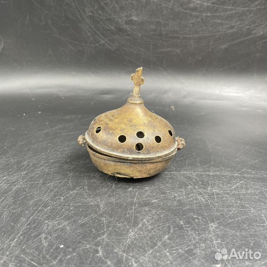 Старинное кадило кация церковное 19 век религия