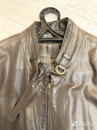 Кожаная куртка мужская 54 56