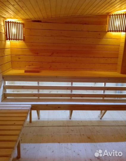 Баня под ключ из профилированного бруса от произво