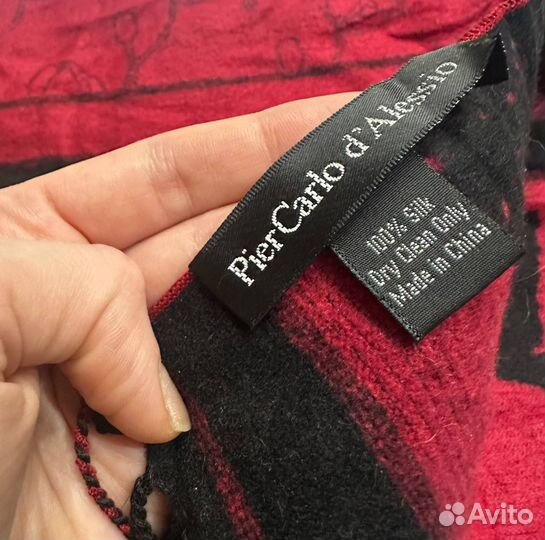Шарф 100% шелк Pier Carlo d'Alessio
