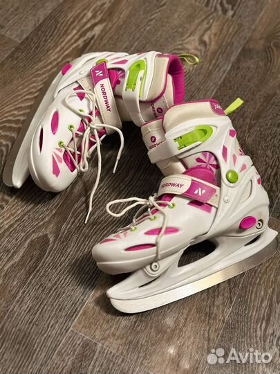 Коньки детские раздвижные 34 37 для девочки