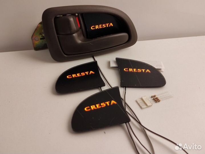 Led подсветка дверных ручек салона Toyota Cresta