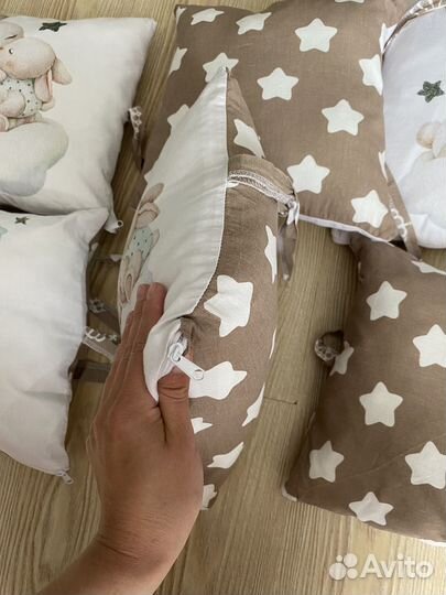 Бортики в детскую кроватку