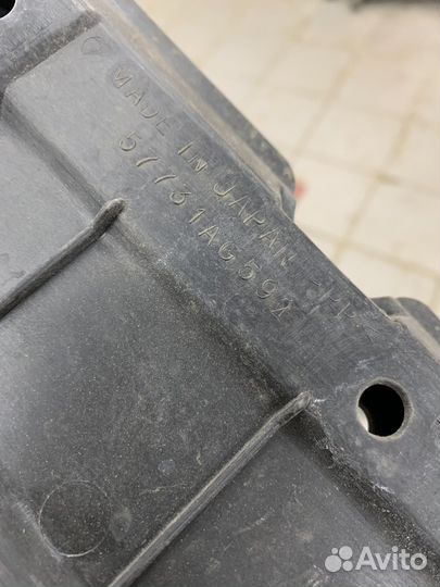 Пыльник переднего бампера Subaru Outback B13