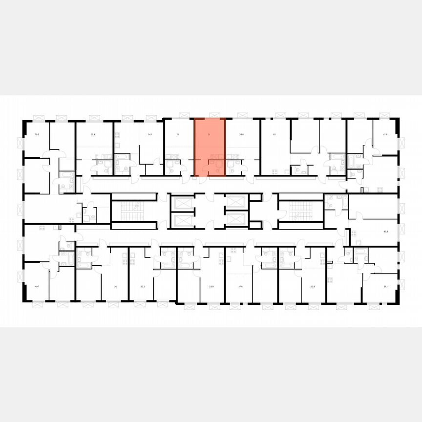 Квартира-студия, 21 м², 4/24 эт.