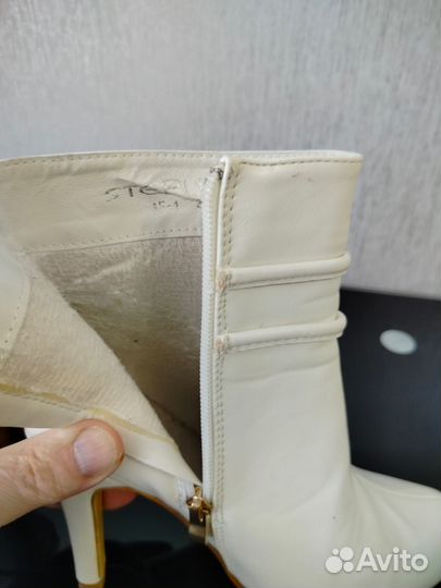 Сапожки белые 37 размера