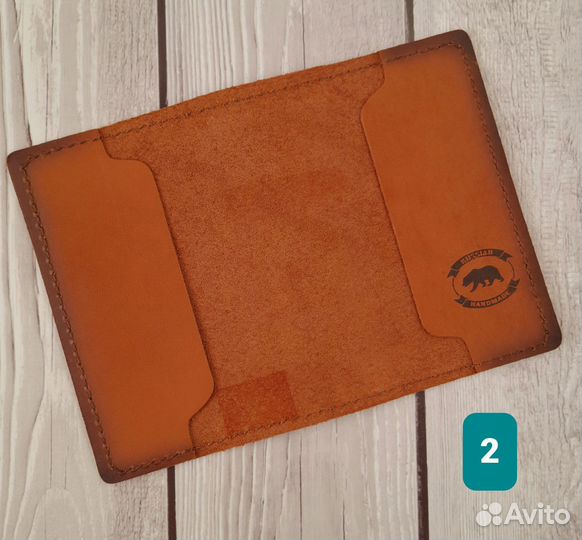 Обложка для паспорта натуральная кожа