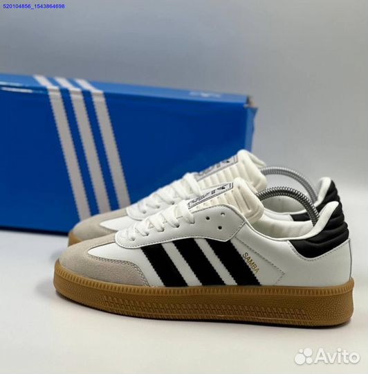 Кроссовки Adidas Samba White (Арт.89575)