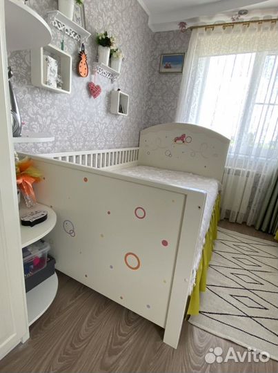 Кровать для принцессы 190/120, стол и стул