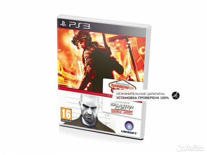 Splinter Cell Double Agent + Rainbow Six Vegas б/у