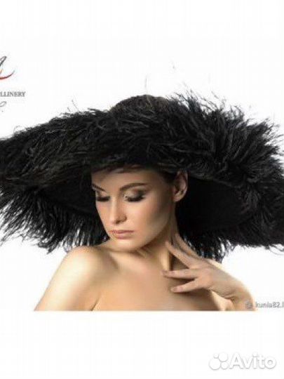 Шляпа из перьев ручной работы