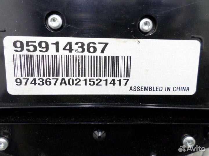 Панель управления магнитолой Chevrolet Cruze J300