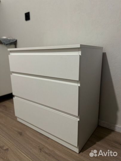 Комод IKEA мальм белый бу