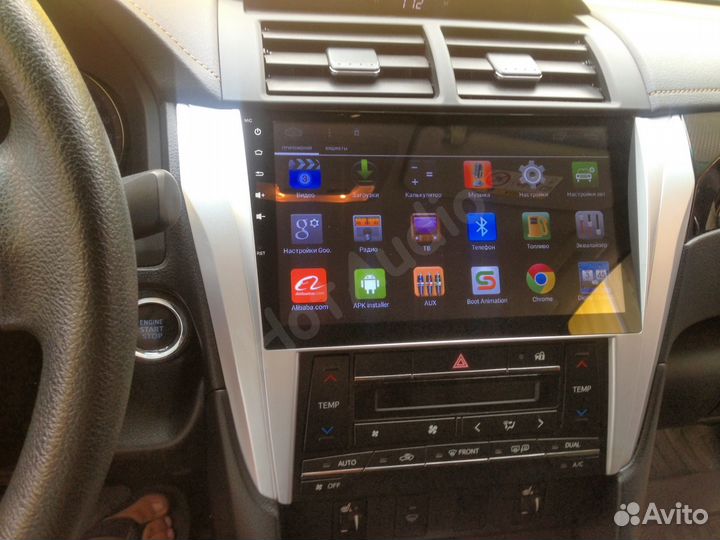 Магнитола для Toyota Camry V55 с установкой