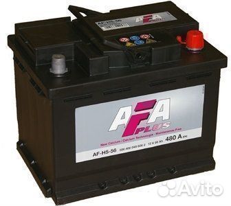 Аккумулятор автомобильный AFA 56 Ач