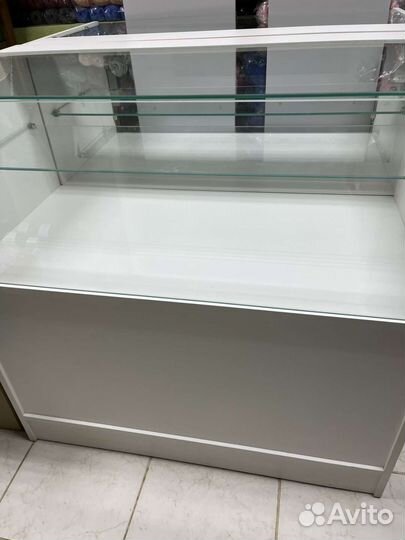 Прилавок стеклянный бу