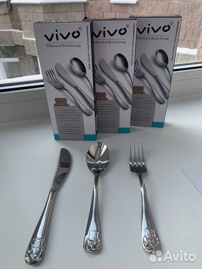 Набор детских столовых приборов vivo