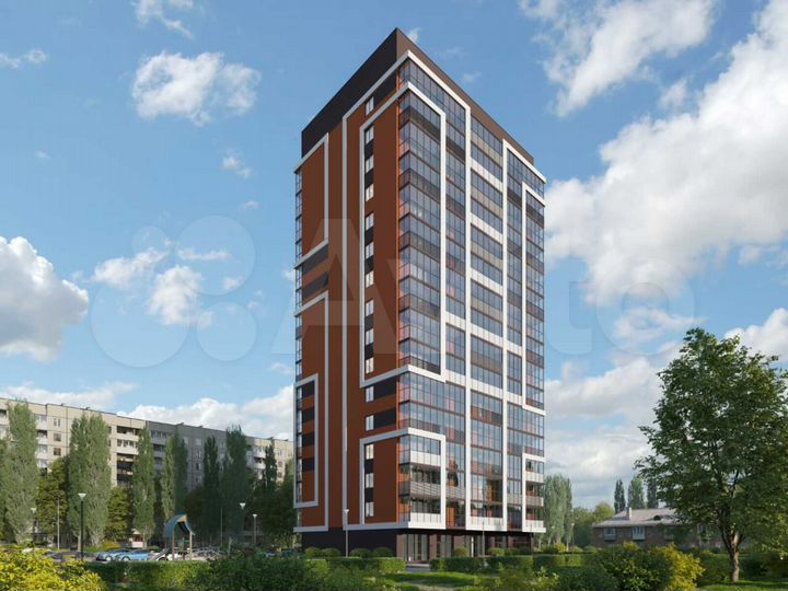 2-к. квартира, 66,3 м², 11/16 эт.