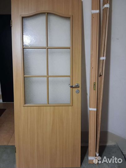 Дверь входная бу деревянная с коробкой